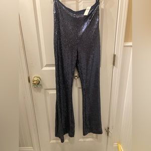Fabulous Anthropologie sequin pants for holiday parties! Like new, with tags .